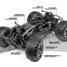 Радиоуправляемая автомодель монстр-трак 1/12 электро SAVAGE XS FLUX Ford SVT Raptor (2.4GHz/ влагозащита) без АКБ и З/У артикул HPI-115125