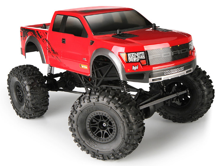 Автомодель краулер 1/10 - CRAWLER KING RTR WITH FORD F-150 SVT RAPTOR BODY артикул HPI-115118