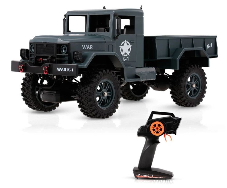 Внедорожник 1/12 4WD электро - Army Truck (2.4 гГц) артикул WLT-124301