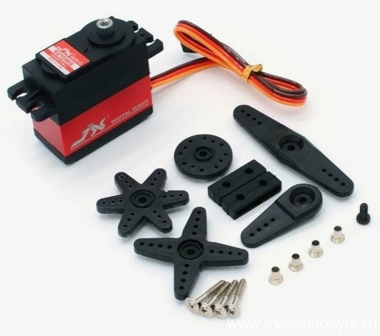 Сервомашинка стандартная цифровая JX Servo PDI-6215MG (14,25 кг/см. 0,18 сек/60 гр. (4,8V) /15,32 кг/см, 0,16 сек/60 гр. (6V)) артикул JX-PDI-6215MG