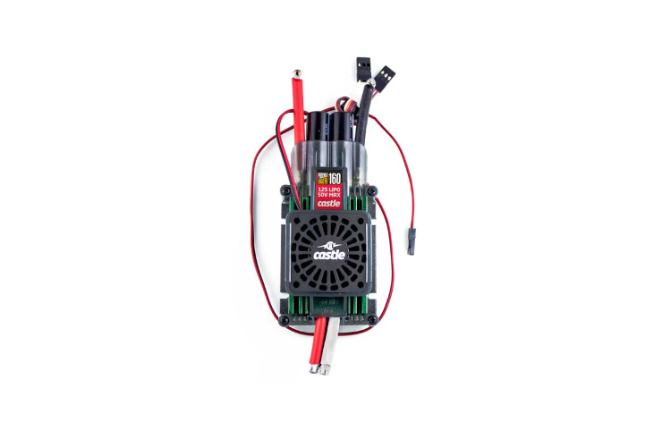 Электронный регулятор скорости Castle Creations Phoenix Edge 160 HVF 50V 160A ESC W/COOLING FAN артикул CSE-010-0127-00
