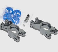 Алюминиевые держатели колёсных ступиц (Al Rear Hub Carrier (Gunmetal/Inferno GT2)) артикул IGW002GM