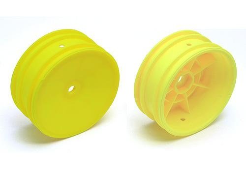 Диски багги 1/10 передние hex, желтые (2шт) артикул AS9691