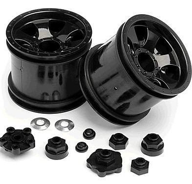 Диски HPI WARLOCK WHEEL BLACK (HEX 12mm / 2.2in/2 шт.) артикул HPI-106724