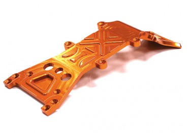 Защита днища передняя (оранж) для Traxxas T-Maxx, E-Maxx артикул T4083ORANGE