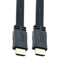 Высококачественный плоский, мультимедийный кабель HDMI A вилка — HDMI A , длинна 3 метра (Full HD 1080) артикул H1303 