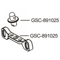 GS RACING CNC FRONT UPPER ARM HOLDER артикул GSC-891025