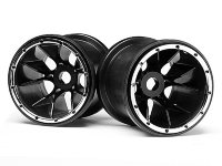 Диски колес трак 1/5 - Black (Blackout MT) 2шт артикул MV24105