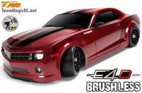 Радиоуправляемая автомодель дрифт 1/10 электро E4D Chevrolet Camaro RTR (Brushless Spec.) артикул TM-503012-CMR
