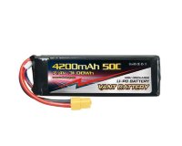 Аккумулятор LiPo Vant - 7.4В 4200мАч 50C 2S (разъём XT60) артикул VTB-4200-50C-2S