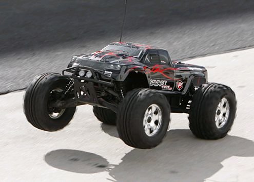 Радиоуправляемая автомодель монстр-трак HPI Savage Flux HP (электро / бесколлекторная система / 2.4GHz) артикул HPI-104242
