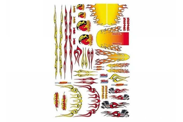 Decal sheet, Flames артикул TRA3913X 