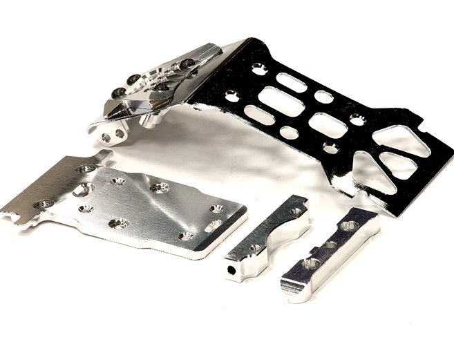 Защита днища задняя (silver) HPI 1/12 Savage XS Flux артикул T5020SILVER   