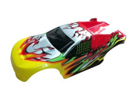Желто-красный кузов для трагги Remo Hobby RH8065/8066 артикул D6902
