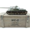 Р/У танк Taigen 1/16 ИС-2 модель 1944, СССР, зеленый, 2.4G, деревянная коробка артикул TG3928-1G-BOX