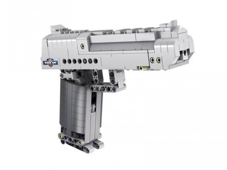 Конструктор CaDA deTech пистолет Desert Falcon (307 деталей) артикул C81007W