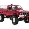 Внедорожник красный 1/16 электро - RC Military Truck Buggy Crawler артикул WPLC-24-Red