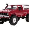 Внедорожник красный 1/16 электро - RC Military Truck Buggy Crawler артикул WPLC-24-Red