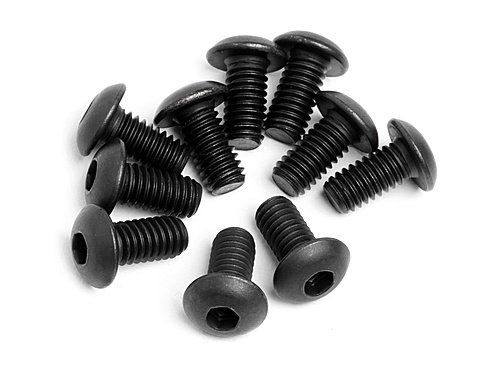 Винты M4x10mm Button Head Hex (10 шт.) артикул MRH-M41010B