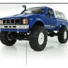 Внедорожник синий 1/16 электро - RC Military Truck Buggy Crawler артикул WPLC-24-Blue