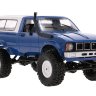 Внедорожник синий 1/16 электро - RC Military Truck Buggy Crawler артикул WPLC-24-Blue