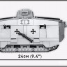 Конструктор COBI STURMPANZERWAGEN A7V (840 деталей) артикул COBI-2989