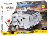 Конструктор COBI STURMPANZERWAGEN A7V (840 деталей) артикул COBI-2989