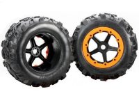 Колеса в сборе Team Magic 1/8 - E6 7.1" артикул TM-505232BK