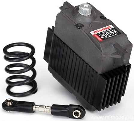 Сервопривод для автомодели Traxxas X-Maxx [digital high-torque, metal gear (ball bearing), waterproof/ servo saver spring/ steering link] артикул TRA2085X