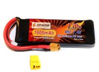 Аккумулятор LiPo Vant - 7.4В 1800мАч 45C 2S (разъём: XT60, T-Plug) артикул VTB1800XP45-2S