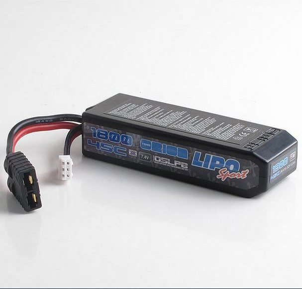 Аккумулятор Carbon Sport 1800 45 C 7.4V (TRX Plug) артикул ORI14181