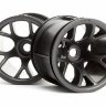 Диски трак 1/10 - MT MESH (Черные, OP MT) (MT MESH WHEEL BLACK (OP MT)) артикул HPI-2196