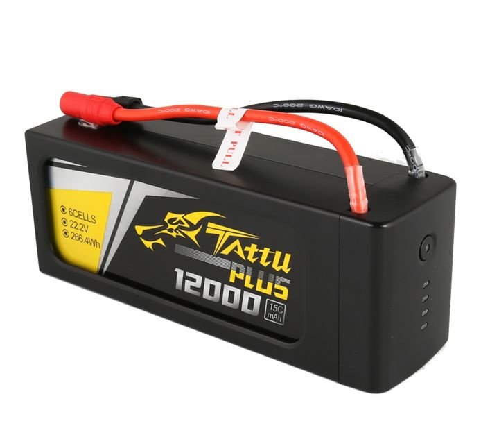 Аккумулятор GensAce Li-Po 22.2В ~ 12000мАч 15C (6S1P) TATTU Plus артикул TA-PLUS-15C-12000-6S1P