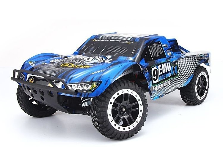 Радиоуправляемый шорт-корс 1/8 Remo Hobby 9EMU (коллекторный мотор, Ni-Mh 7.2V, 4WD, RTR) артикул RH1021-BLUE