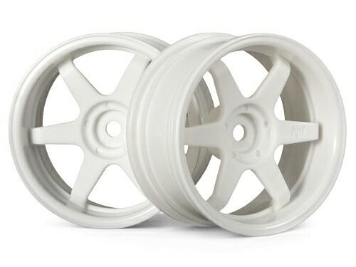Диски туринг 1/10 - TE37 26MM WHITE (6MM OFFSET) 2шт. артикул HPI-3845