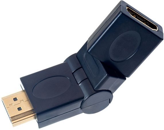 Переходник (адаптер) поворотный на 360 градусов (HDMI A вилка - HDMI A розетка ) артикул A7013
