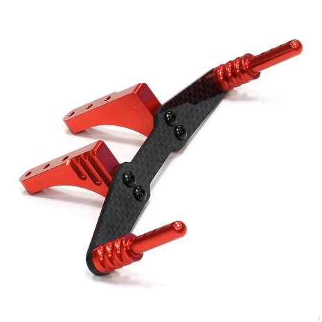 Стойки крепления корпуса задние (крас) 1/10 Traxxas Slash 2WD артикул T8671RED
