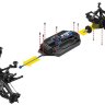 Радиоуправляемая модель с коллекторным электродвигателем TRAXXAS Stampede 4x4 1/10 RTR (Fast Charger + LED освещение) артикул TRA67054-61-BL