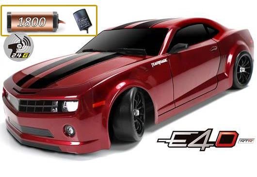 Радиоуправляемая автомодель дрифт 1/10 электро E4D CMR RTR (2.4ГГц, аккумулятор, З.У.)  артикул TM-503011-CMR