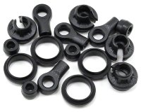 Наконечник амортизатора с опорой пружины и аксесс.(4шт): ASN. Shock End,Cup,Rubber Stop &amp; Mid Collar (4): ASN артикул VTR233028