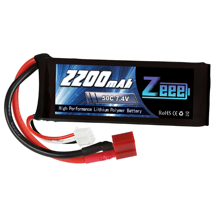 Аккумулятор Zeee Power 2s 7.4v 2200mah 50c артикул zeee-2200-2s-50c