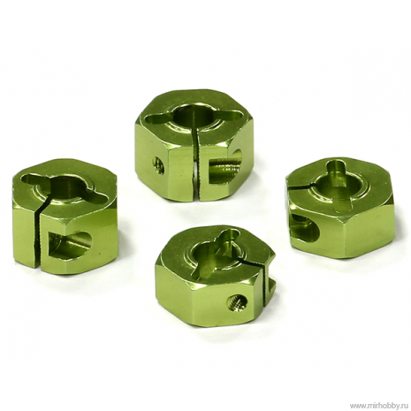 Хексы (зел) 1/10 Traxxas Slash 2WD артикул T8677GREEN
