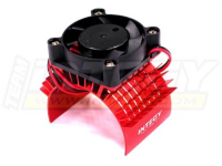 Радиатор с куллером (красный) для 750 двигателя Traxxas Summit артикул C23138RED