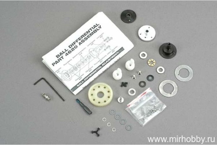 Дифференциал в сборе с шестернями (Ball differential) артикул TRA4620 