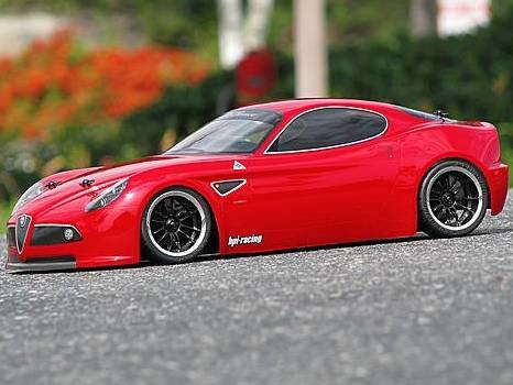 ALFA ROMEO 8C COMPETIZIONE BODY (200mm) (некрашеный) артикул HPI-17544
