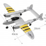 Радиоуправляемый самолет электро - FX816 P38 Fighter (EPP) артикул FX816