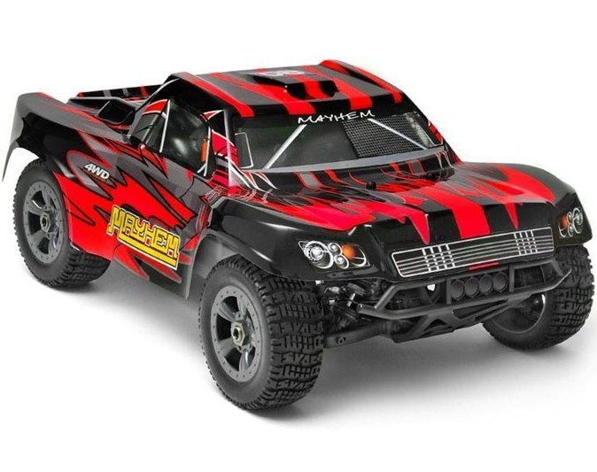 Радиоуправляемая автомодель Шорт-корс 1/8 Himoto Mayhem (Бесколл., 2.4ГГц, Акк, з/у) артикул MegaE8SCL 