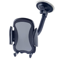 Автодержатель для смартфона до 6,5"/ на стекло/ черный (Perfeo-517) артикул PH-517