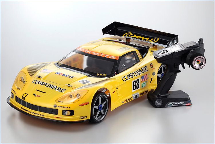 Радиоуправляемая автомодель KYOSHO 1/8 EP 4WD Inferno GT2 VE RS Corvette RTR артикул 30938B