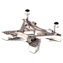 Бабочка передняя (silver) для Traxxas 1/10 Stampede 4X4 и Slash 4x4 артикул T8583SILVER